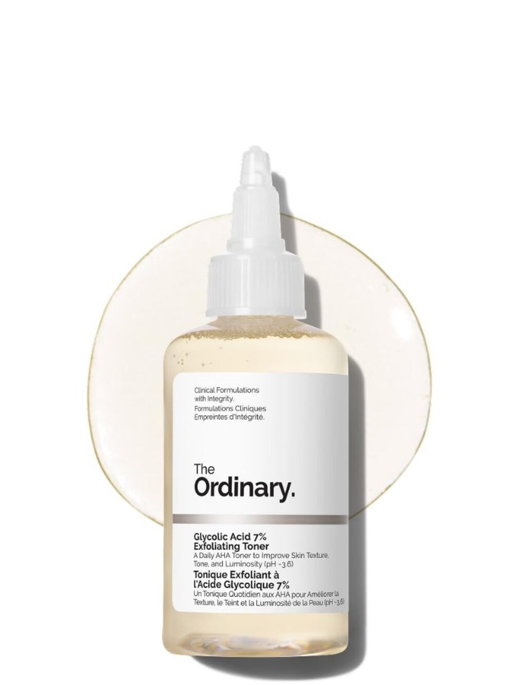 The Ordinary Glycolic Acid 7% Exfoliating Toner, Brightening and Smoothing Daily